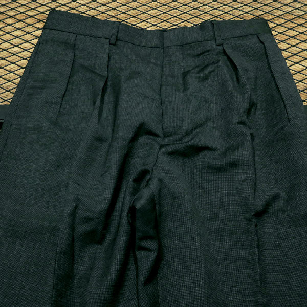 Acne Studios アクネストゥディオズ PLEATED TROUSERS FN-MN-TROU000634 プリーツ トラウザーズ グレー パンツ ボトムス スラックス