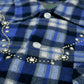 RH VINTAGE アールエイチ ビンテージ × HTC STUDS FLANNEL CHEKED SHIRT スタッズ フランネル チェック シャツ ブルー Ron Herman ロンハーマン