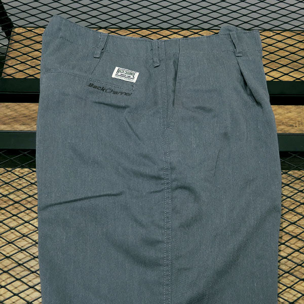 Back Channel バックチャンネル TUCK PANTS タック パンツ グレー