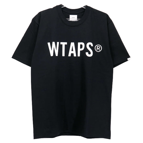 WTAPS 21AW WTVUA 212PCDT-ST02S WTAPSロ Tシャツ SCREEN スクリーンプリント ブラック