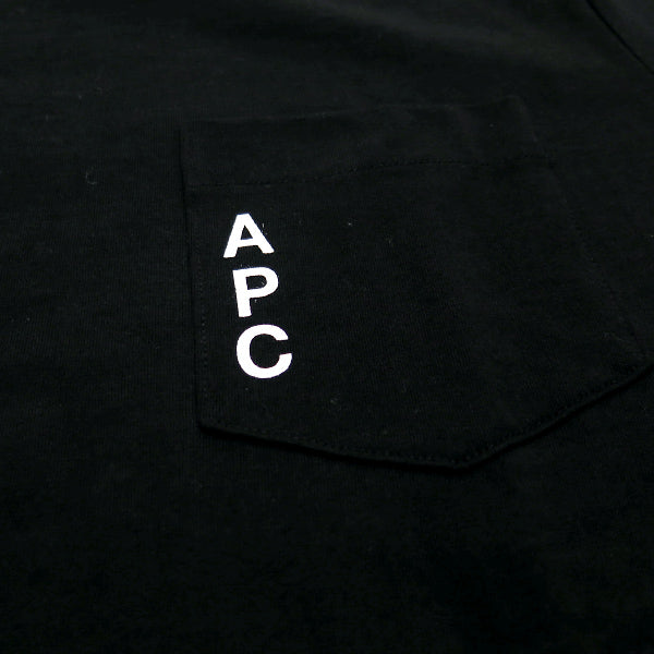 A.P.C. POCKET TEE 24196-1-91001 アーペーセー ポケット Tシャツ ショートスリーブ ブラック