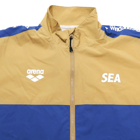 WIND AND SEA ウィンダンシー x arena アリーナ NYLON TRACK JACKET