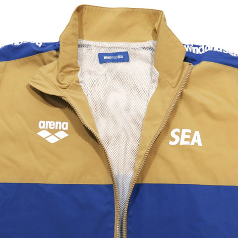 WIND AND SEA ウィンダンシー x arena アリーナ NYLON TRACK JACKET