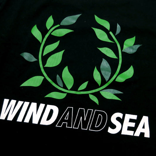 ウィンダンシ― WIND AND SEA x TRANSPORT トランスポート L/S T-SHIRT WDS-TRSP-01 ロングスリーブ Tシャツ ブラック ロンT 黒