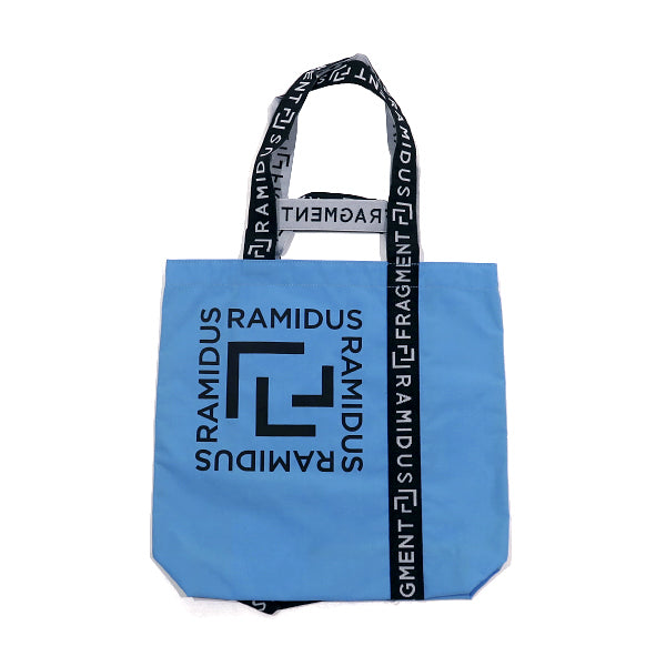 RAMIDUS TOTE BAG (M) フラグメント トートバッグ 水色 青-