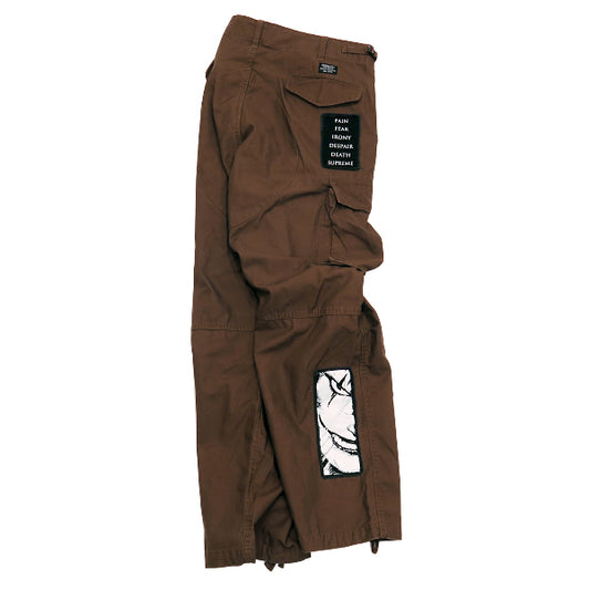 SUPREME シュプリーム x THE CROW ザ クロウ 21AW CARGO PANTS カーゴパンツ ブラウン 6ポケット ボトムス