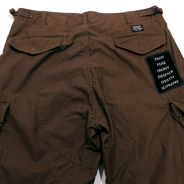 SUPREME シュプリーム x THE CROW ザ クロウ 21AW CARGO PANTS カーゴパンツ ブラウン 6ポケット ボトムス