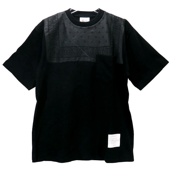 UNRIVALED Tシャツ アンライバルド BANDANA TEE URSS21-2323 ショートスリーブ 半袖 バンダナ ブラック 黒