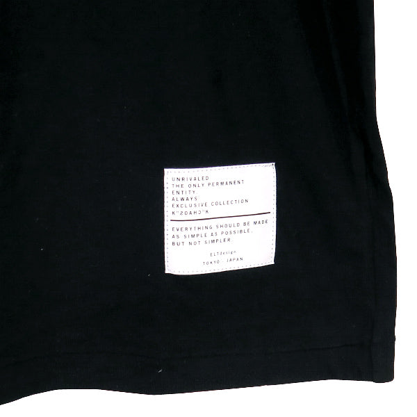 UNRIVALED Tシャツ アンライバルド BANDANA TEE URSS21-2323 ショートスリーブ 半袖 バンダナ ブラック 黒