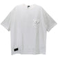 DENHAM Tシャツ デンハム PRM SS TEE 27211-2-51010 ポケT ポケットTシャツ ショートスリーブ 半袖 ホワイト 白