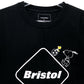 エフシーレアルブリストル F.C.Real Bristol Tシャツ 18SS SNOOPY EMBLEM RUN TEE FCRB-180102 スヌーピー ブリストル Tシャツ ブラック F.C.R.B.
