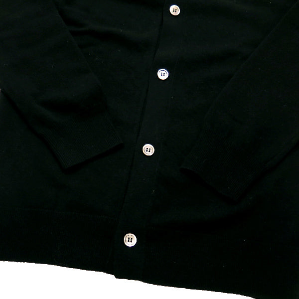 COMME des GARCONS SHIRT コムデギャルソン シャツ V NECK CARDIGAN ブイネック カーディガン ブラック トップス ニット セーター