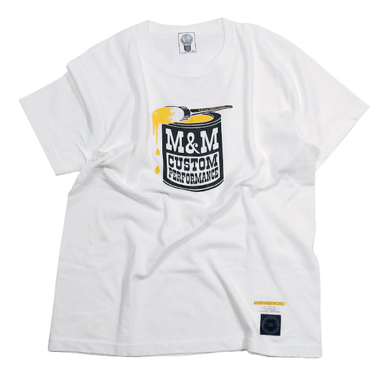 M&M エムアンドエム Tシャツ  x MUSTARD HOTEL マスタードホテル SPECIAL COLLABORATION TEE 半袖 ホワイト 白