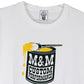 M&M エムアンドエム Tシャツ  x MUSTARD HOTEL マスタードホテル SPECIAL COLLABORATION TEE 半袖 ホワイト 白