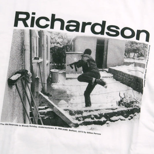 Richardson リチャードソン Tシャツ  x MAGNUM PHOTOS Gilles Peress TEE ホワイト 白