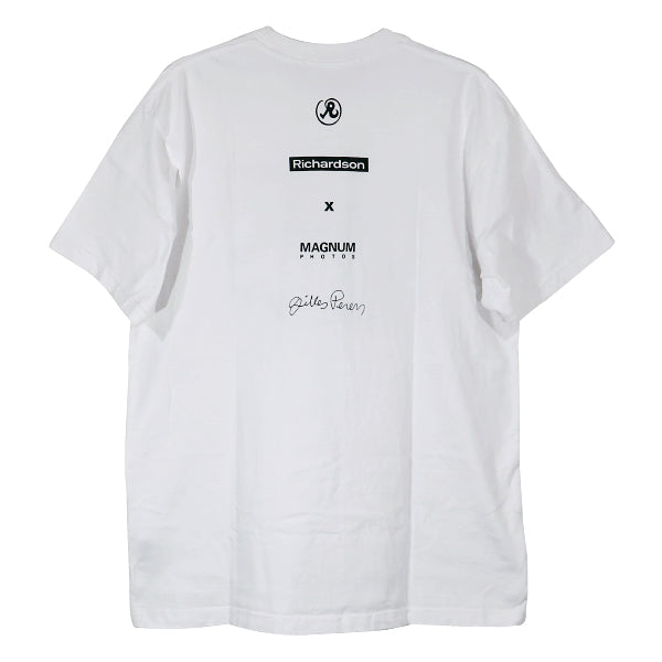 Richardson リチャードソン Tシャツ  x MAGNUM PHOTOS Gilles Peress TEE ホワイト 白