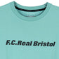 F.C.Real Bristol エフシーレアルブリストル Tシャツ 21SS AUTHENTIC TEAM LOGO TEE FCRB-210064 ライトブルー F.C.R.B.