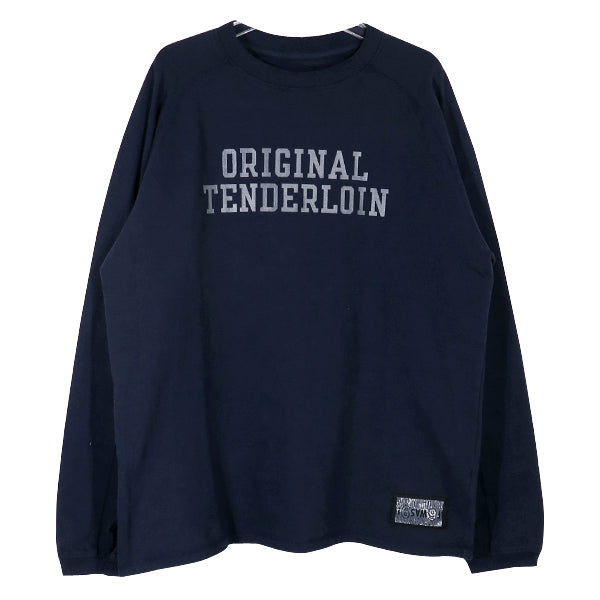 TENDERLOIN テンダーロイン FREEDOM SLEEVE CUT&SEW フリーダム スリーブ カットソー ネイビー 紺 ロンT