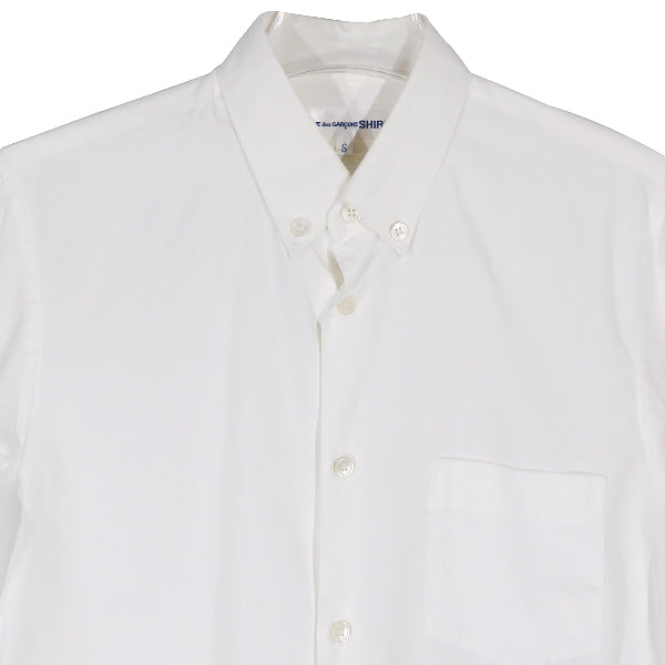 COMME des GARCONS SHIRT コムデギャルソン シャツ CLASSIC FIT B.D SHIRT CDGS6PL クラシックフィット ボタンダウン ホワイト 白