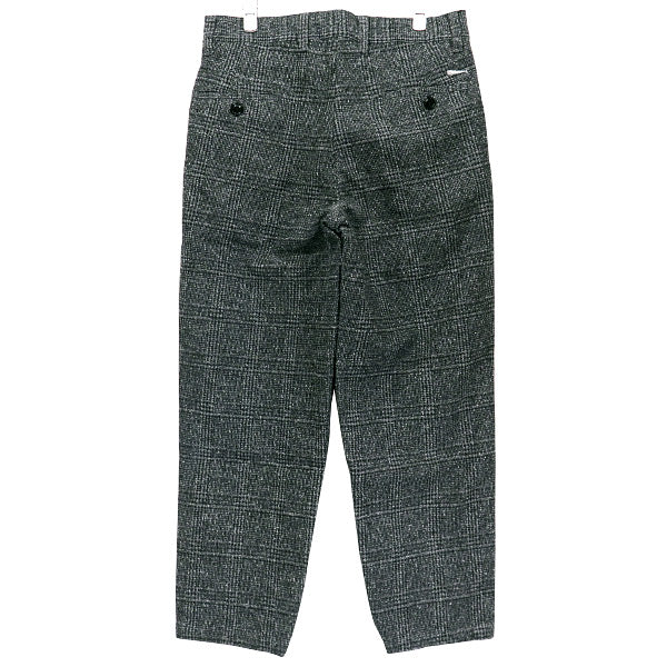 DESCENDANT ディセンダント 19AW WRINKLES CHECK TROUSERS 192GWDS-PTM02 リンクルズ チェック トラウザーズ パンツ ボトムス グレー