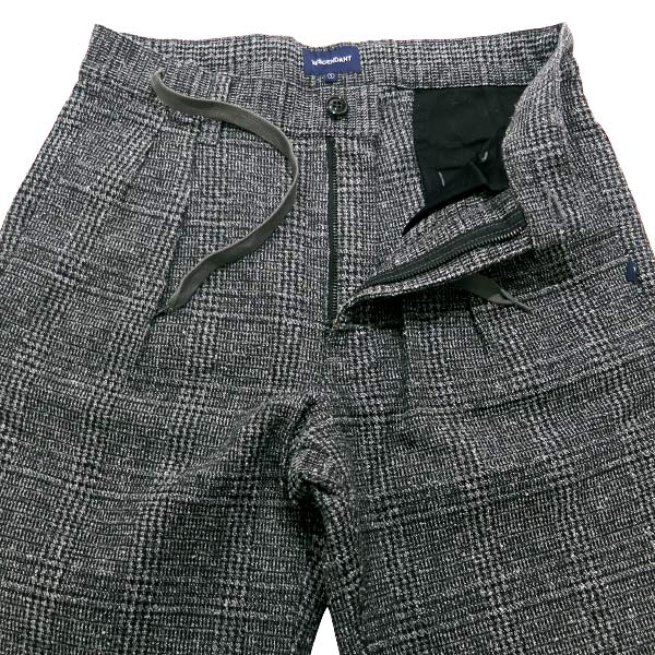 DESCENDANT ディセンダント 19AW WRINKLES CHECK TROUSERS 192GWDS