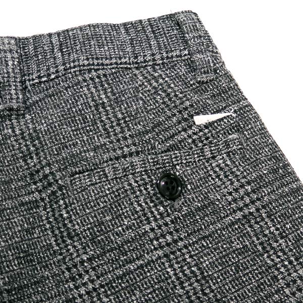 DESCENDANT ディセンダント 19AW WRINKLES CHECK TROUSERS 192GWDS-PTM02 リンクルズ チェック トラウザーズ パンツ ボトムス グレー