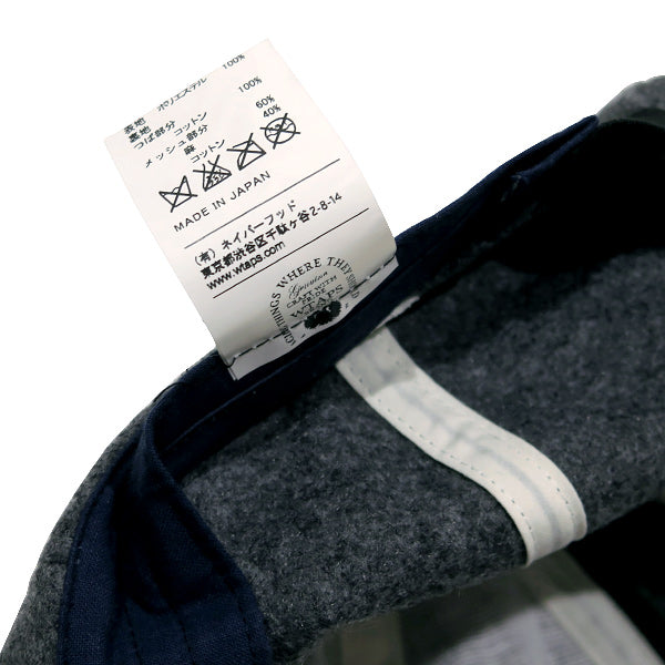 WTAPS ダブルタップス 15AW LEAGUE/CAP.POLYESTER 152MYDT-HT02 リーグ キャップ グレー 帽子