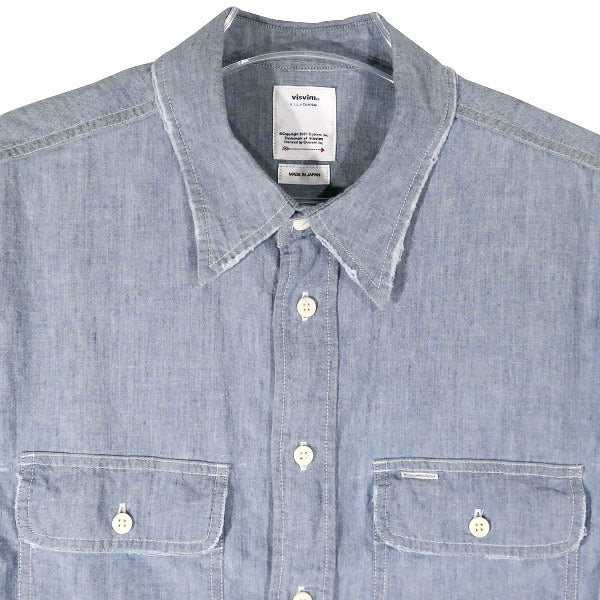 VISVIM ビスビム 20SS HANDYMAN SHIRT L/S DMGD(C/SI) 0120105011010