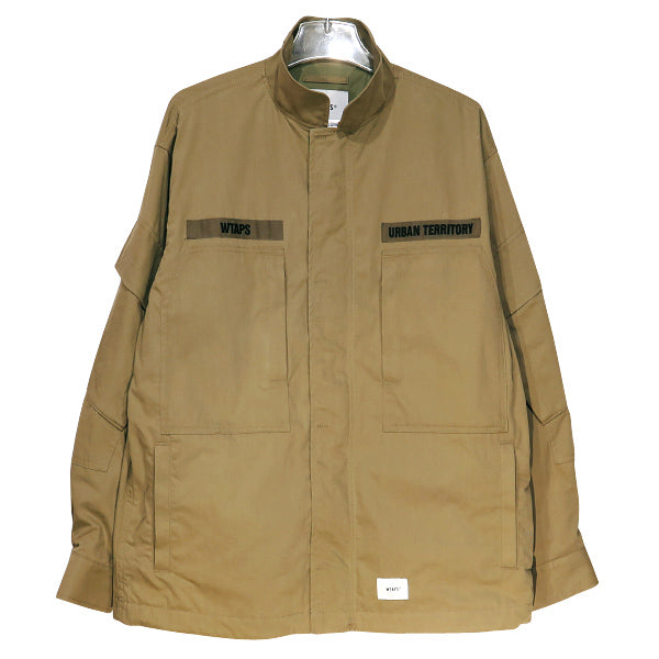 WTAPS ダブルタップス アウター 21SS D90/JACKET/NYCO.TUSSAH 211WVDT-JKM01 フィールド ジャケット オリーブドラブ ミリタリー