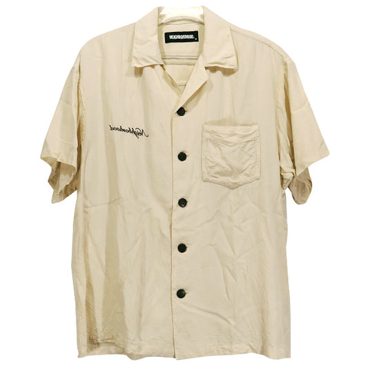 NEIGHBORHOOD ネイバーフッド 21SS BIG YOUTH/R-SHIRT.SS 211TSNH-SHM08 ビッグ ユース レーヨン シャツ ショートスリーブ ベージュ 半袖