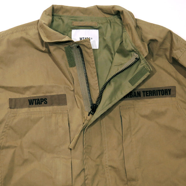 WTAPS ダブルタップス アウター 21SS D90/JACKET/NYCO.TUSSAH 211WVDT-JKM01 フィールド ジャケット オリーブドラブ ミリタリー