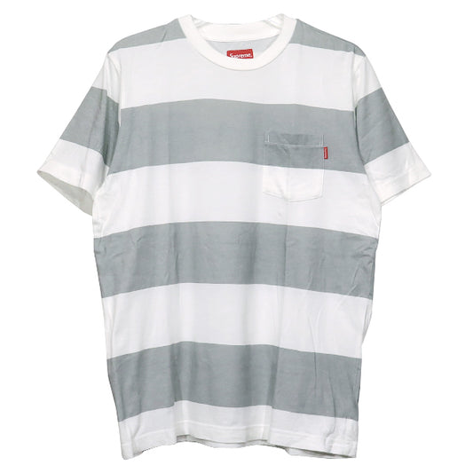 SUPREME Tシャツ シュプリーム 14SS PRINTED BLOCK STRIPE POCKET TEE ストライプ ポケT ポケット ボーダー