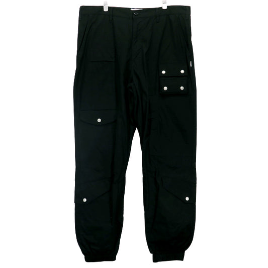 WTAPS ダブルタップス 19AW MODULAR 01/TROUSERS.COTTON.RIPSTOP 192BRDT-PTM03 モジュラー トラウザーズ リップストップ ブラック パンツ ボトムス