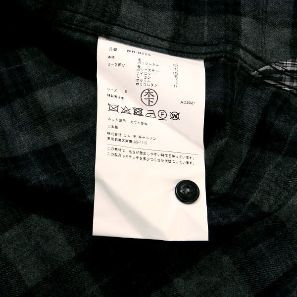 eye JUNYA WATANABE COMME des GARCONS MAN アイ ジュンヤ ワタナベ コムデギャルソン マン チェックフランネルシャツ WH-B905 ロングスリーブ 長袖