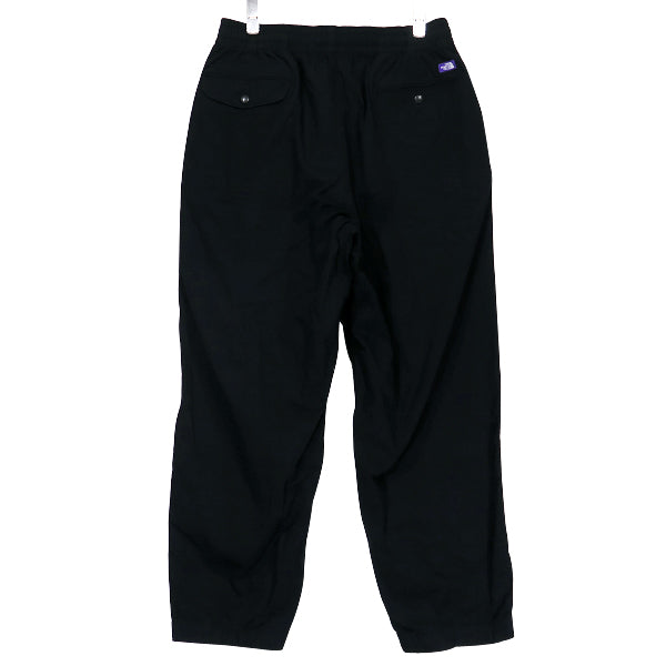 THE NORTH FACE ザ ノース フェイス PURPLE LABEL RIPSTOP SHIRRED WAIST PANTS NT5054N パープルレーベル シェアードウエストパンツ ブラック