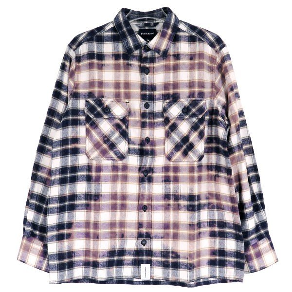 DESCENDANT ディセンダント 19S/S MOSS CHECK LS SHIRT モスチェックシャツ