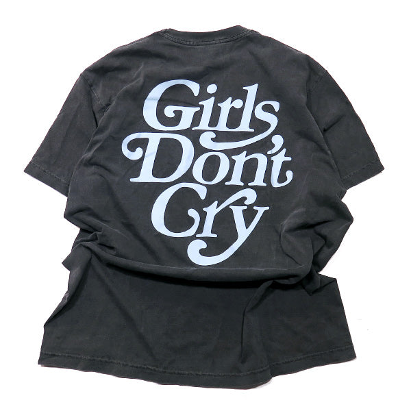 Girls Don't Cry ガールズ ドント クライ GDC LOGO TEE ロゴ Tシャツ ウォッシュドブラック ベイビーブルー