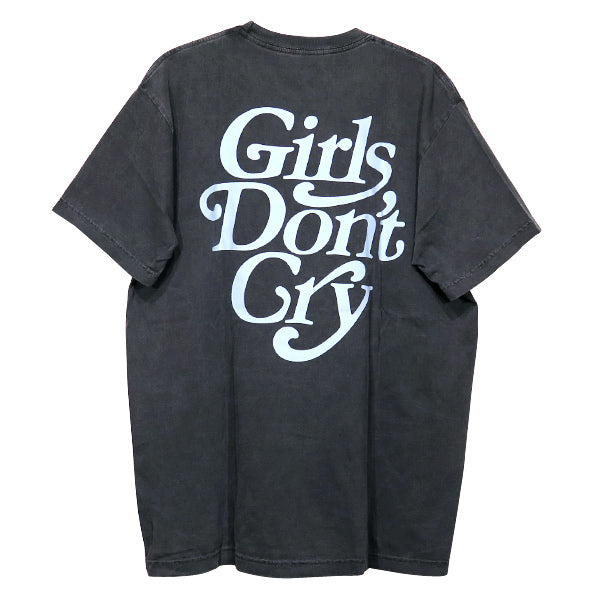 Girls Don't Cry ガールズ ドント クライ GDC LOGO TEE ロゴ Tシャツ ウォッシュドブラック ベイビーブルー
