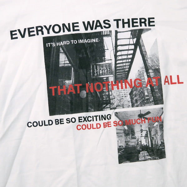 SEQUEL シークエル EVERYONE WAS THERE T-SHIRT 21SS SQ-21SS-ST-01 Tシャツ ホワイト